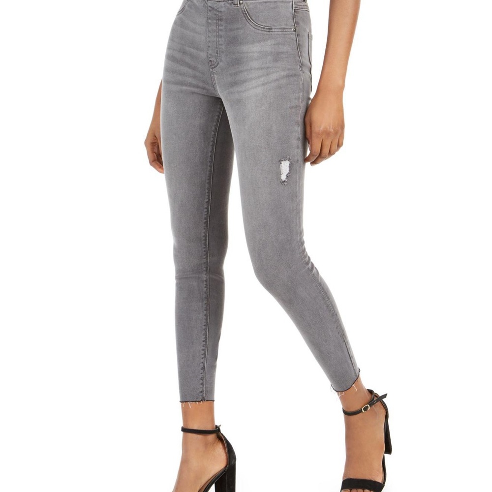 Spanx Vintage Distressed Ankle Skinny Jeans